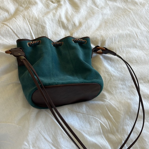 Roxy Blue and Leather Bag - Picture 4 of 5